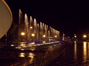 Batumi: dansende fonteinen / dancing fountains