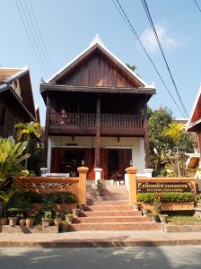 Luang Prabang: Frans koloniaal huis / French colonial house