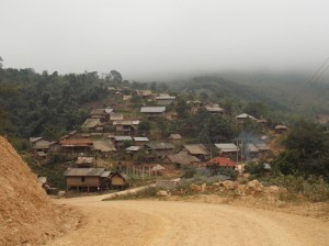 Luang NamTha Trekking : dorp van de Khmu-stam / village of the Khmu tribe