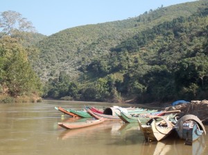 Boottrip op NamTha / Boat trip on the NamTha