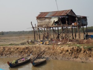 Onderweg naar Battambang / on the river to Battambang